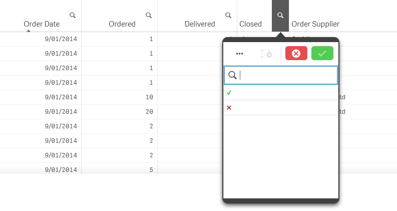 Filtering by Emoji in Qlik Sense